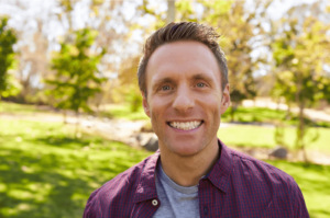 man feeling good to graduate therapy in simi valley